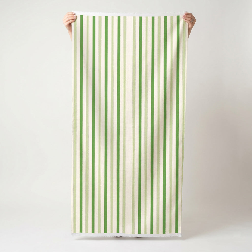 Bellagio Blush Mint Stripes - Fabric