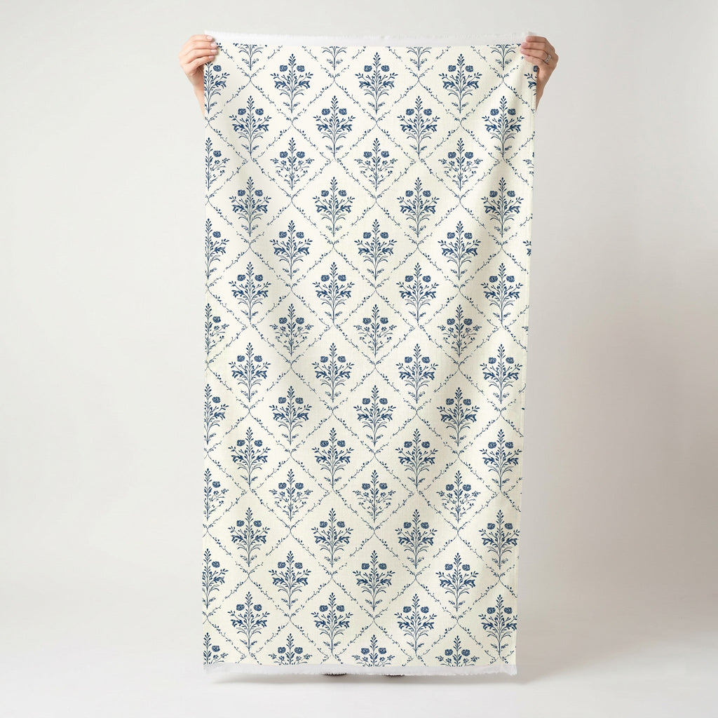 Benjamin Cream Floral - Fabric