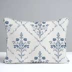 Benjamin Cream Floral Throw Pillow - Lemon Park