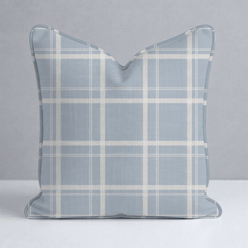 Benjamin Gingham Throw Pillow - Lemon Park
