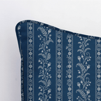 Benjamin Toile Stripes Throw Pillow