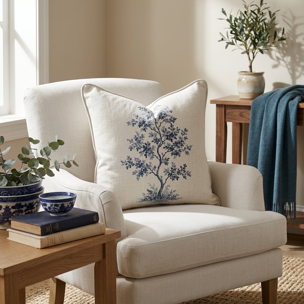 Benjamin Tree Throw Pillow
