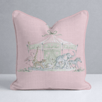 Juliet's Garden Bubble Carrousel Throw Pillow - Lemon Park