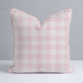 Juliet's Garden Bubble Gingham Throw Pillow - Lemon Park