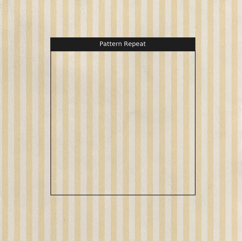 Juliet's Garden Easter Yellow Stripe - Fabric