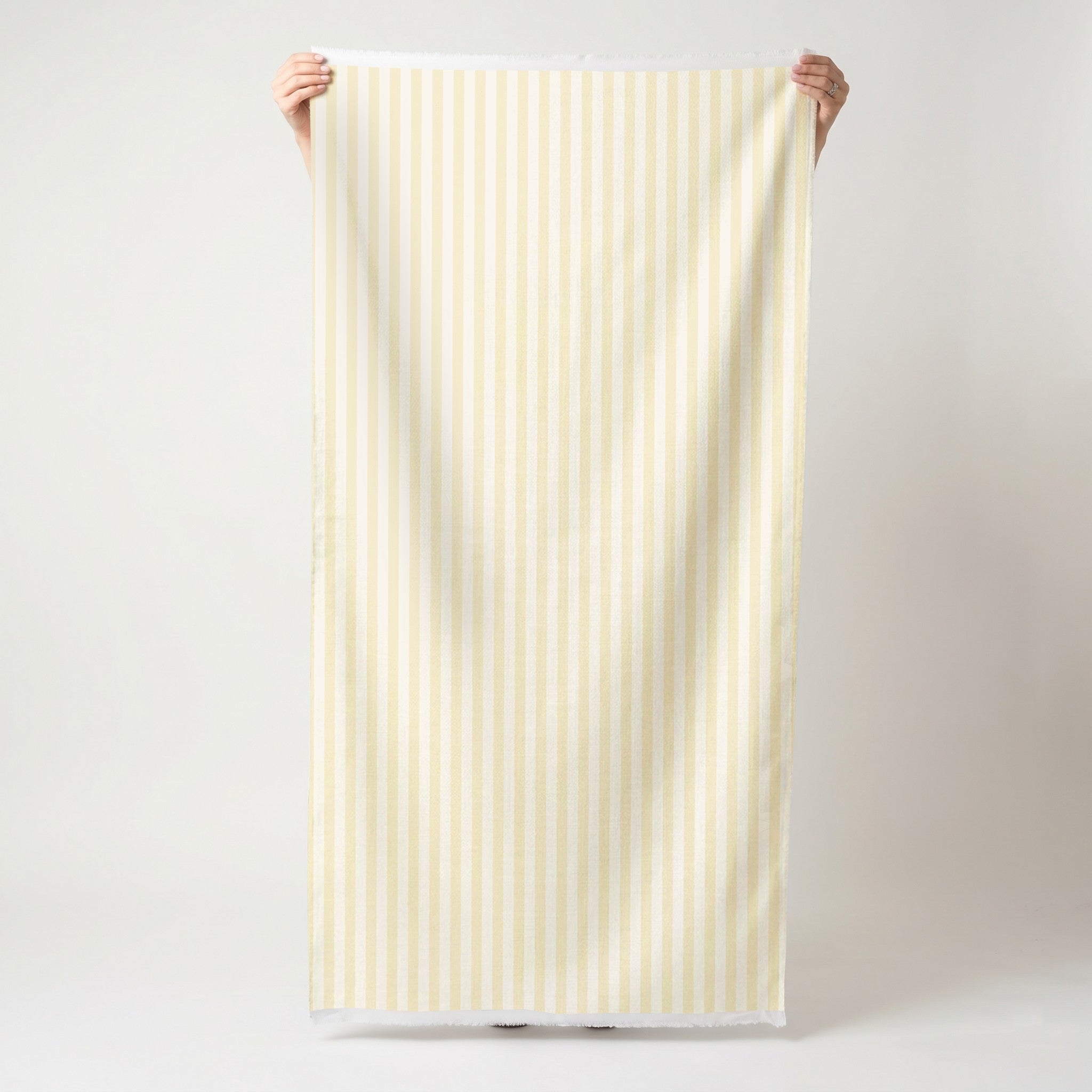 Juliet's Garden Easter Yellow Stripe - Fabric