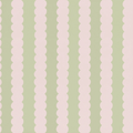 Juliet's Garden Pistachio and Bubble Stripe Wallpaper