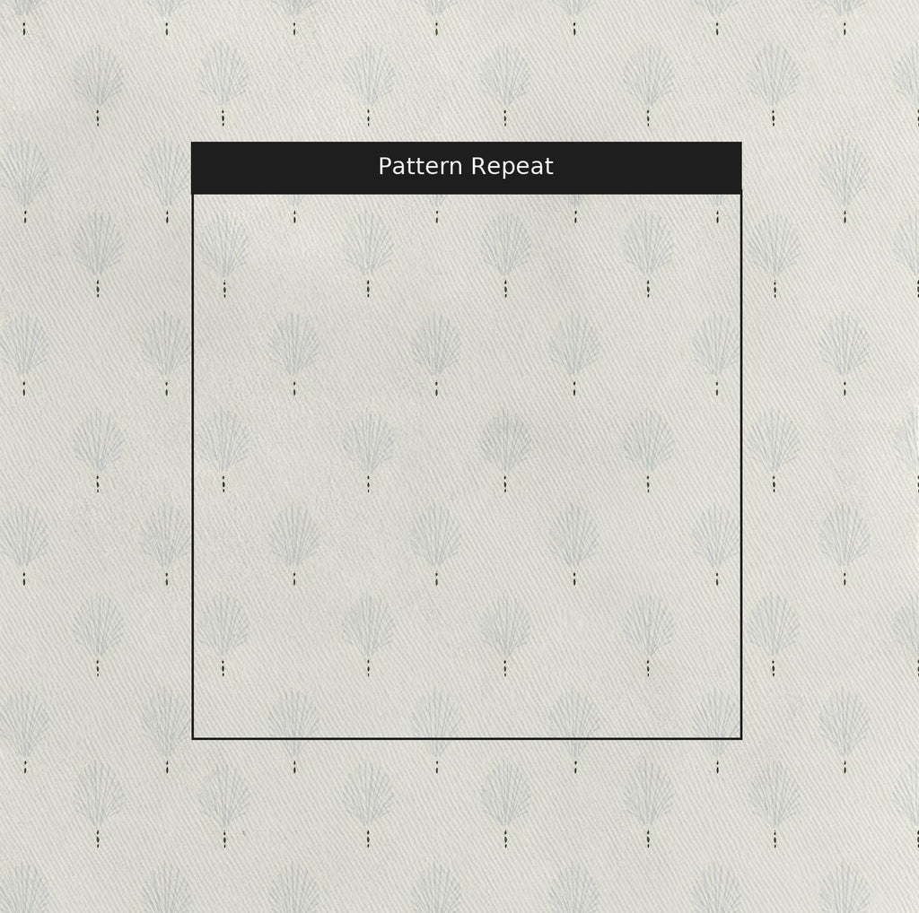 Loose Stems Lichen Block Print - Fabric