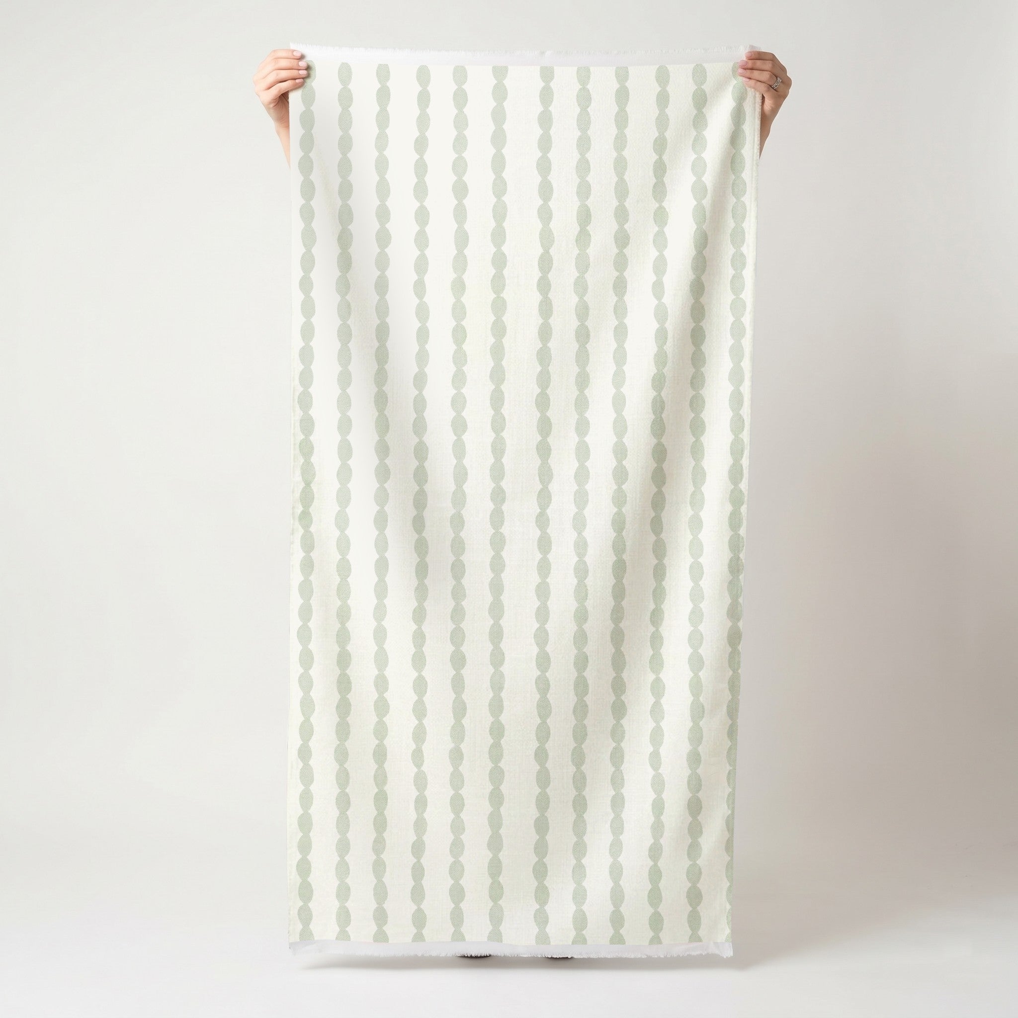 Loose Stems Lichen Chord Stripe - Fabric