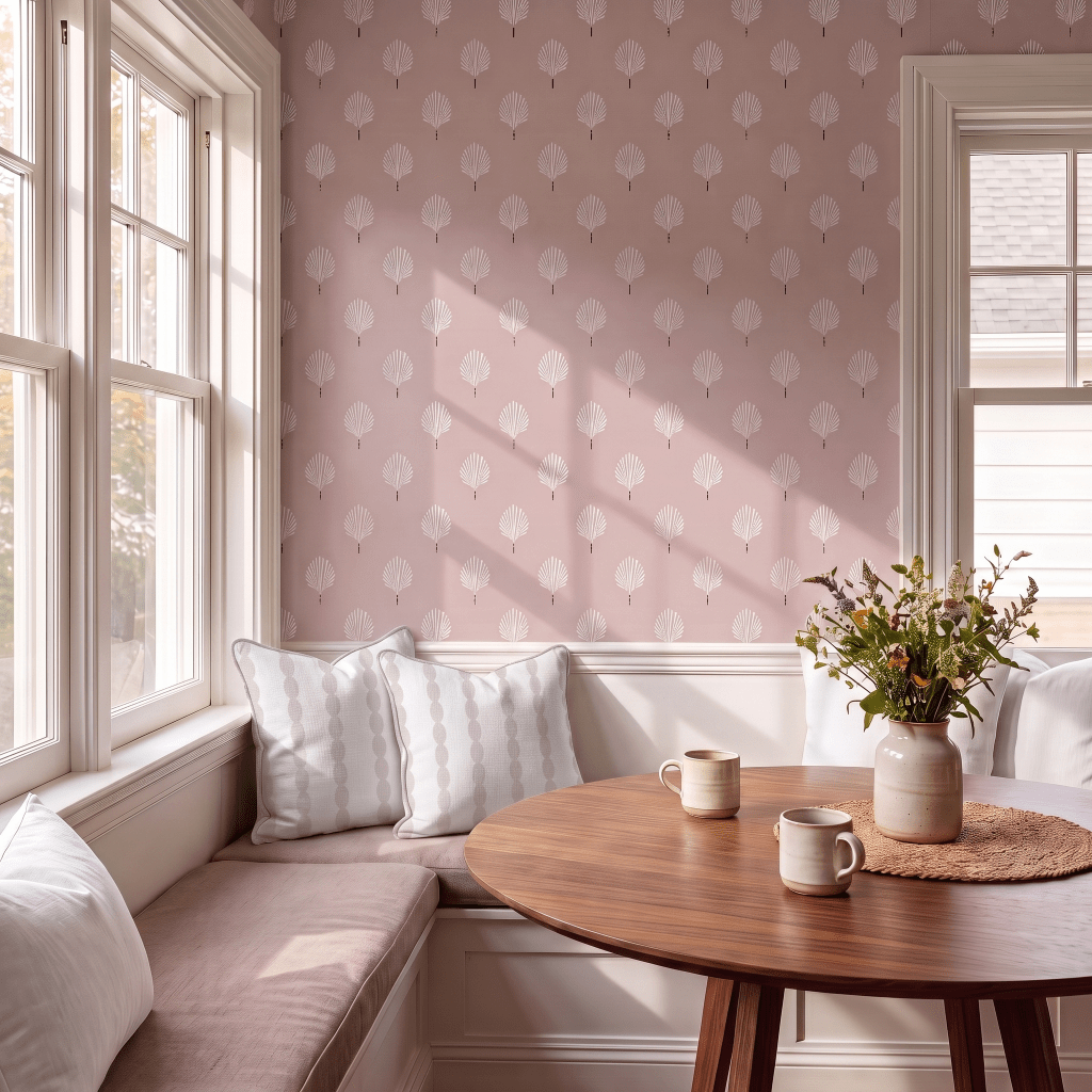 Loose Stems Petaline Block Print Wallpaper
