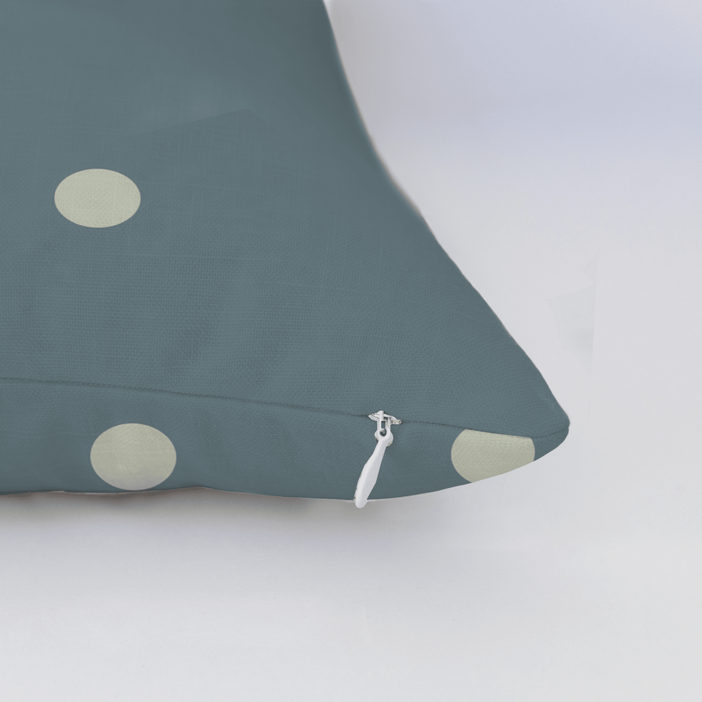 The Silk Garden Aegean Dots Throw Pillow