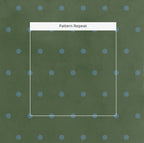 The Silk Garden Evergreen Dots - Fabric