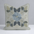 The Silk Garden Leaves Throw Pillow - Lemon Park