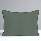 The Silk Garden Pine Throw Pillow - Lemon Park